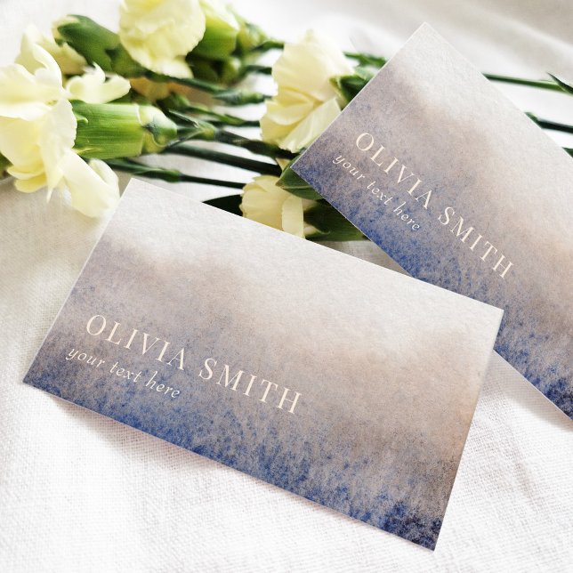 Watercolor Abstract Modern Business Card (Creator Uploaded)