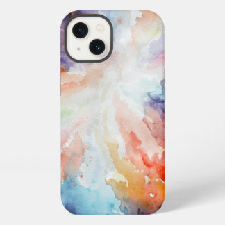 Watercolor Abstract Multicolor Cloud Art iPhone 13 Case