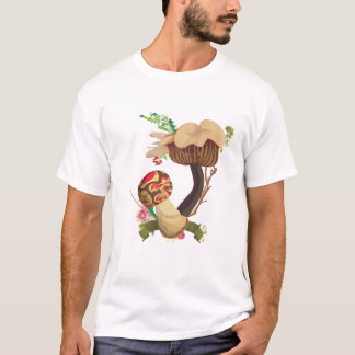 Watercolor Abstract Mushrooms T-Shirt