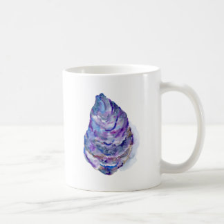 Watercolor abstract Oyster Shell Coffee Mug