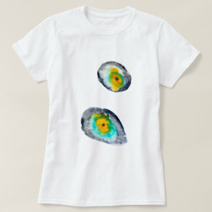 watercolor abstract oyster shells T-Shirt