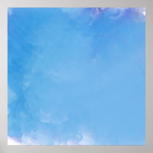 watercolor abstract painting poster