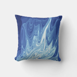 Watercolor abstract pattern cushion