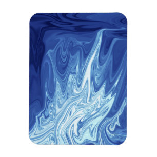 Watercolor abstract pattern magnet
