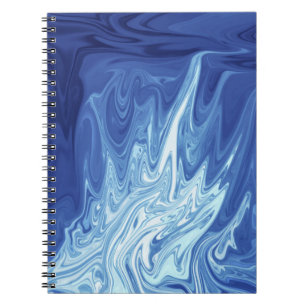Watercolor abstract pattern notebook