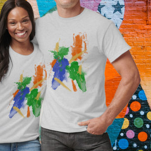 Watercolor Abstract T-Shirt