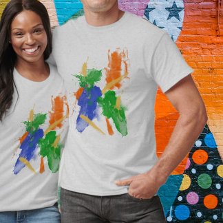 Watercolor Abstract T-Shirt