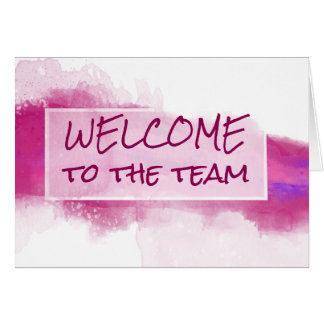 Welcome To The Team Cards & Invitations | Zazzle.co.uk