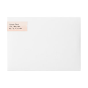 Watercolor Abstract Wrap Around Label