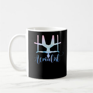 Watercolor Aerial Yoga Silks Women Aerialist Coffee Mug