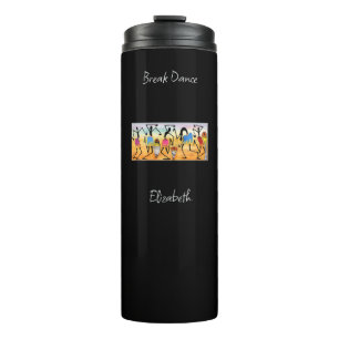 Watercolor, Afrcan Art Awesome Heart Warming Dance Thermal Tumbler