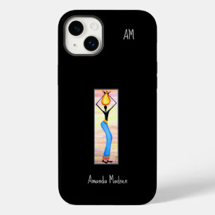 Watercolor, African Art, Coconut Oil Seller Case-Mate iPhone 14 Plus Case