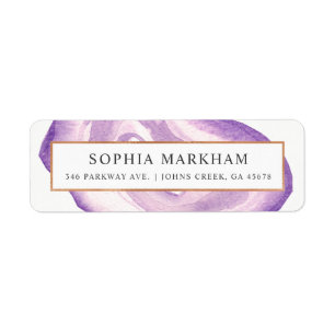 Watercolor Agate   Lavender