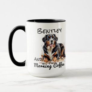 Watercolor Ai Browns Bernese PERSONALIZE Mug