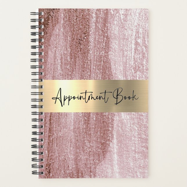 Watercolor Alcohol Ink Weekly Planner Appointment  (Front)