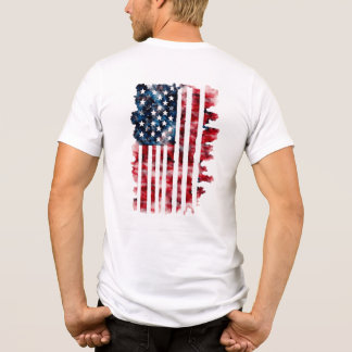 Watercolor American Flag Shirt