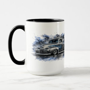 Watercolor American Muscle Car Coffee Mug