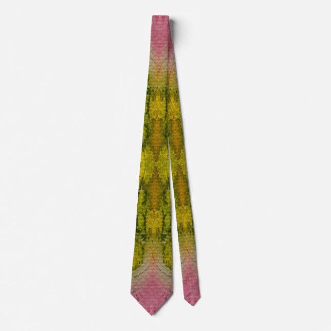 Watercolor And Ink Abstract Impressionistic  Tie (Front)