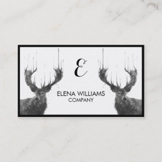 Watercolor Animal Deer Business Card