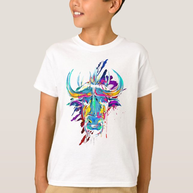 Watercolor animal series T-Shirt (Front)
