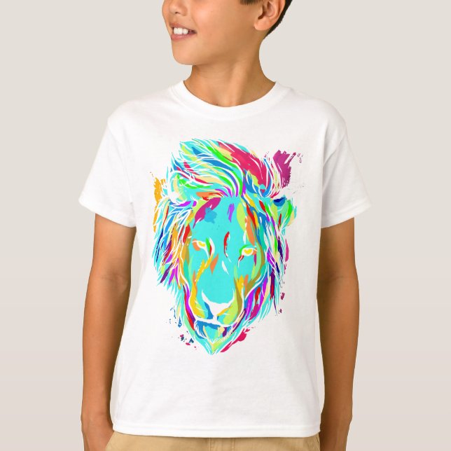 Watercolor animal series T-Shirt (Front)