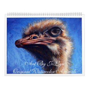 Watercolor Animals Calendar