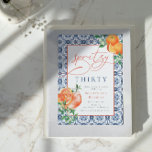 Watercolor Aperol Spritz Thirty 30th Birthday Invitation<br><div class="desc">This fun girly birthday invitation has a Italian Aperol Spritz theme with citrus accents. The front illustration is a watercolor Aperol spritz with orange and herb toppings. It is fun and whimsical,  perfect for elegant cocktail parties and luncheons.</div>