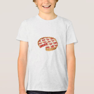 Watercolor Apple Pie Illustration Tri-Blend Shirt