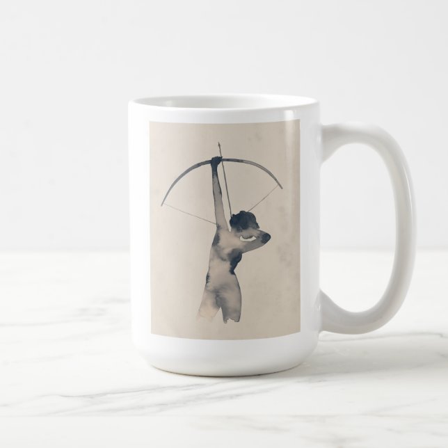 Watercolor Archeress Coffee Mug (Right)