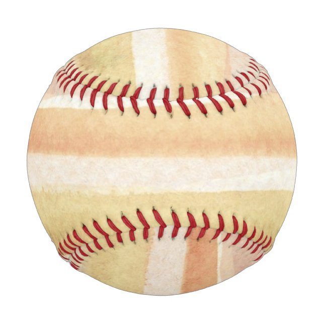 Watercolor art background, texture baseball (Front)