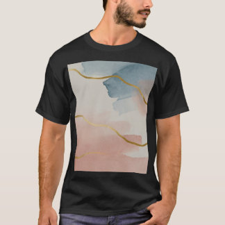 Watercolor art background . Wallpaper designwith  T-Shirt