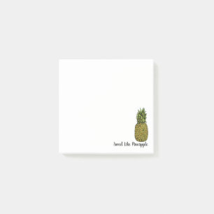 Watercolor Art Cute Pineapple Post-it Notes