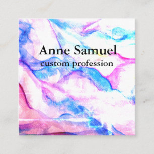 Watercolor Art Modern Business Card