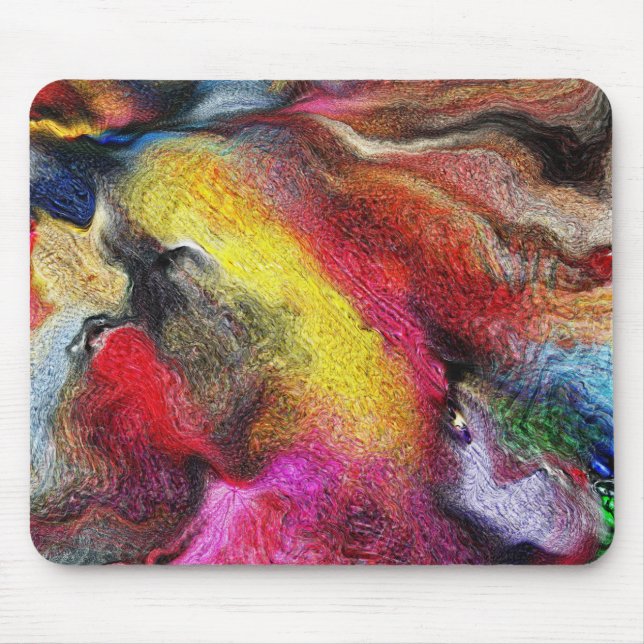watercolor art mouse mat (Front)