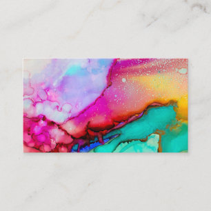 Watercolor Art Painting Business Card