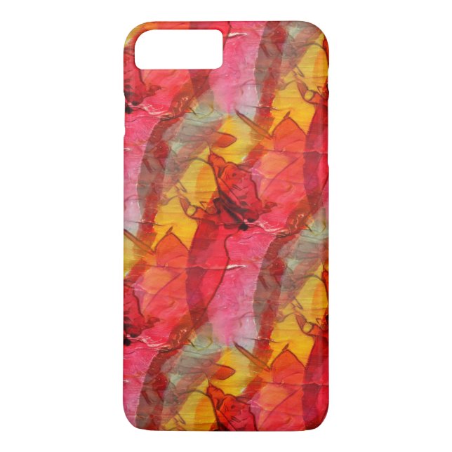 Watercolor art red yellow Case-Mate iPhone case (Back)
