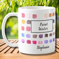 Watercolor Artist Name Paint Water Colorful