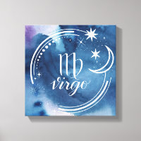 Watercolor Astrology - Virgo