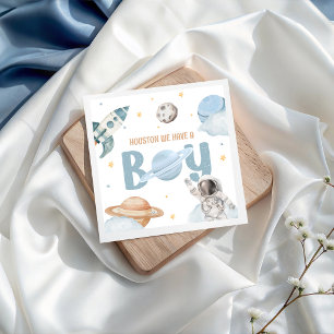 Watercolor Astronaut Outer Space Napkins