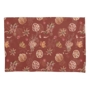 Watercolor Autumn Fall Thanksgiving Pillowcase