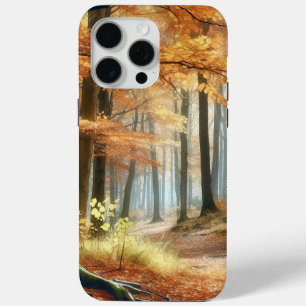 Watercolor Autumn Forest: Vibrant Fall Art iPhone 15 Pro Max Case