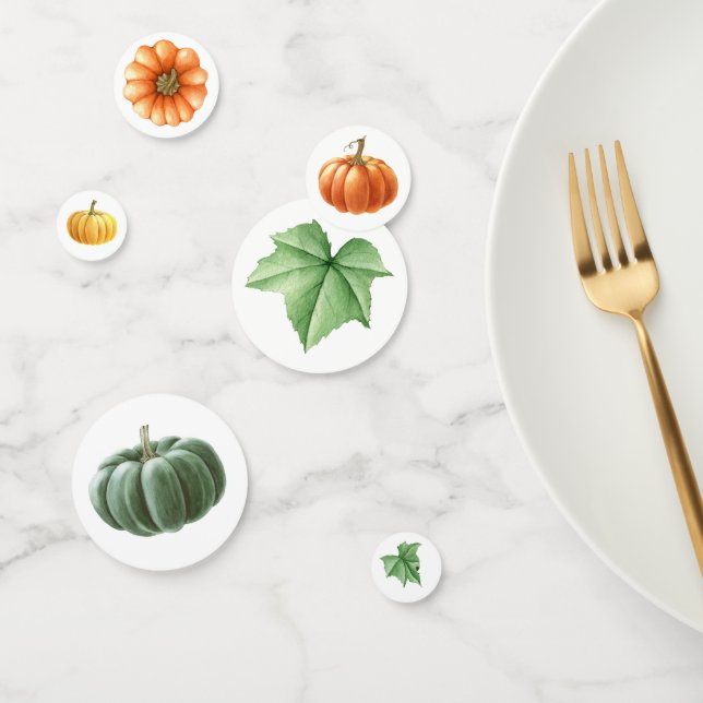 Watercolor Autumn Table Scatter for Fall Confetti (Group)