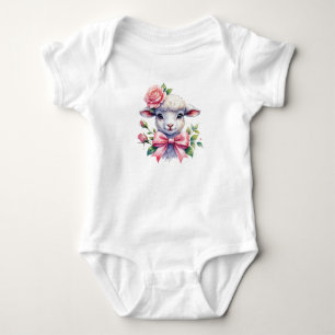 Watercolor  baby bodysuit