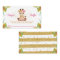 Watercolor Baby Giraffe Diaper Raffle Tickets Encl