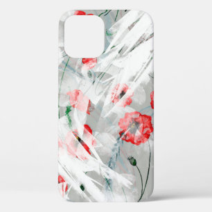 Watercolor background. A bright splash of paint. R iPhone 12 Case