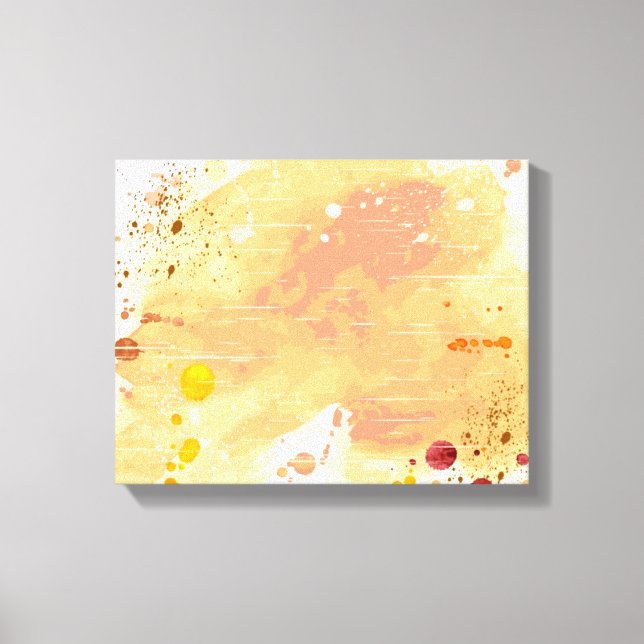 watercolor background canvas print (Front)