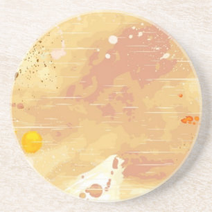 watercolor background coaster