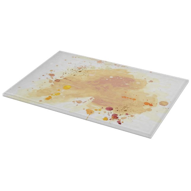 watercolor background cutting board (Corner)