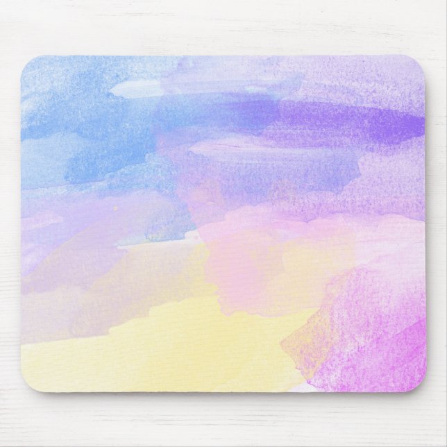 Watercolor Background Mouse Mat (Front)
