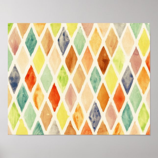 Watercolor background poster (Front)